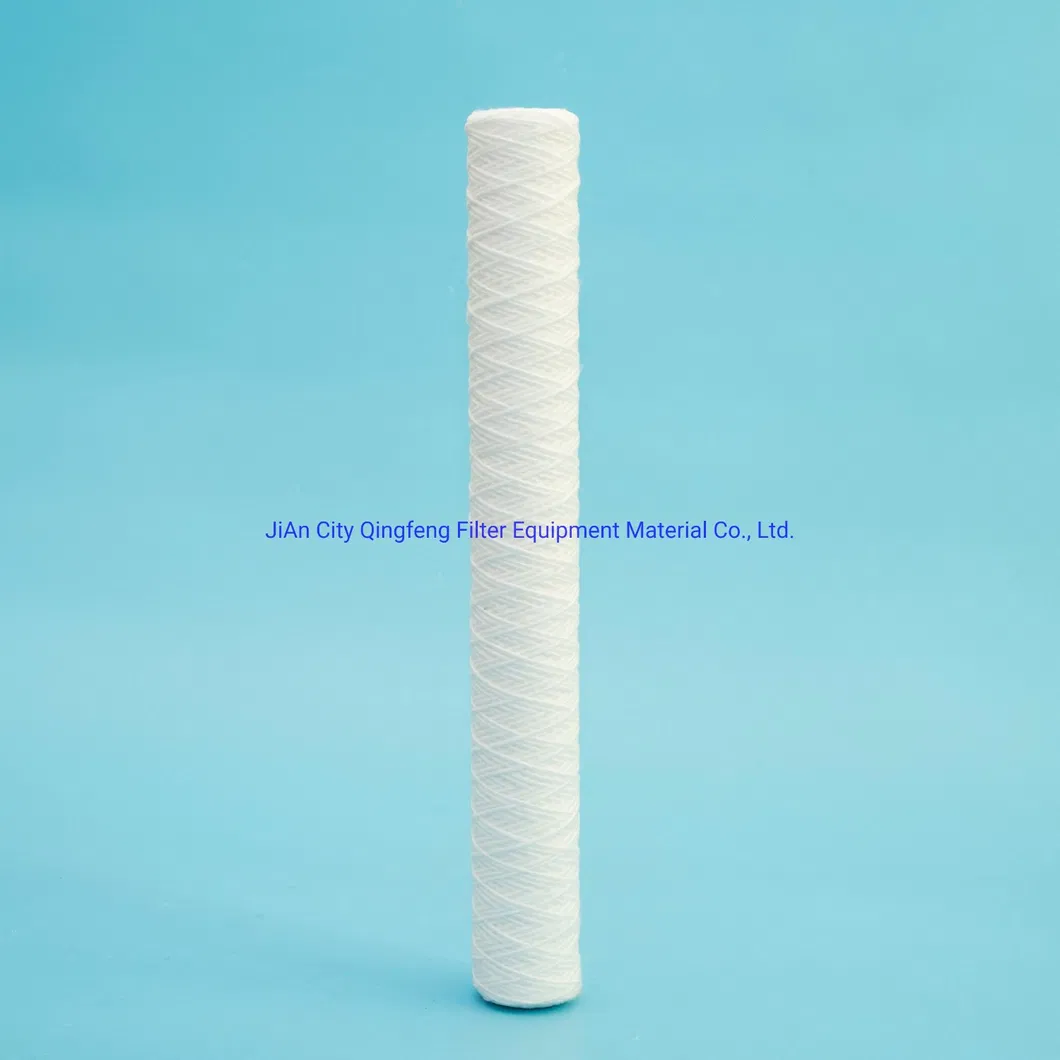 PP Sediment String Wound PP Polypropylene Yarn Filter Cartridge for RO System
