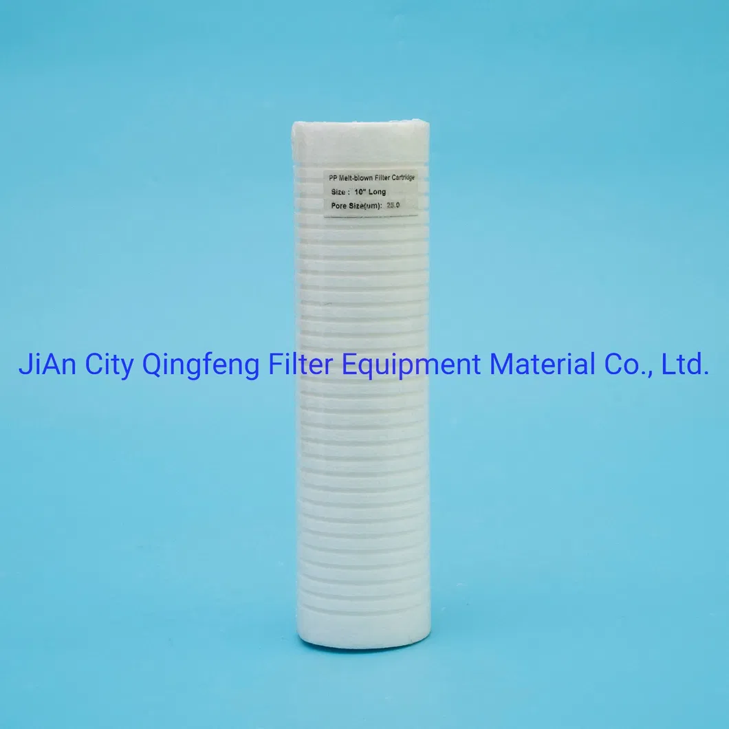 10" 20" 1micron 5 Micron PP Melt Blown PP Sediment Water Filter Cartridge for Water Filter System Reverse Osmosis Plant