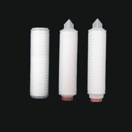 0.2um 3.0 Micron PP Pleated Cartridge Micropore Fold Filter Element for Water Treatment
