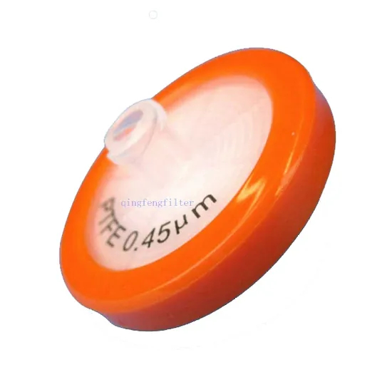 Hydrophobic & Hydrophilic PTFE 0.45 Micron Syringe Filter for Laboratory Filtration