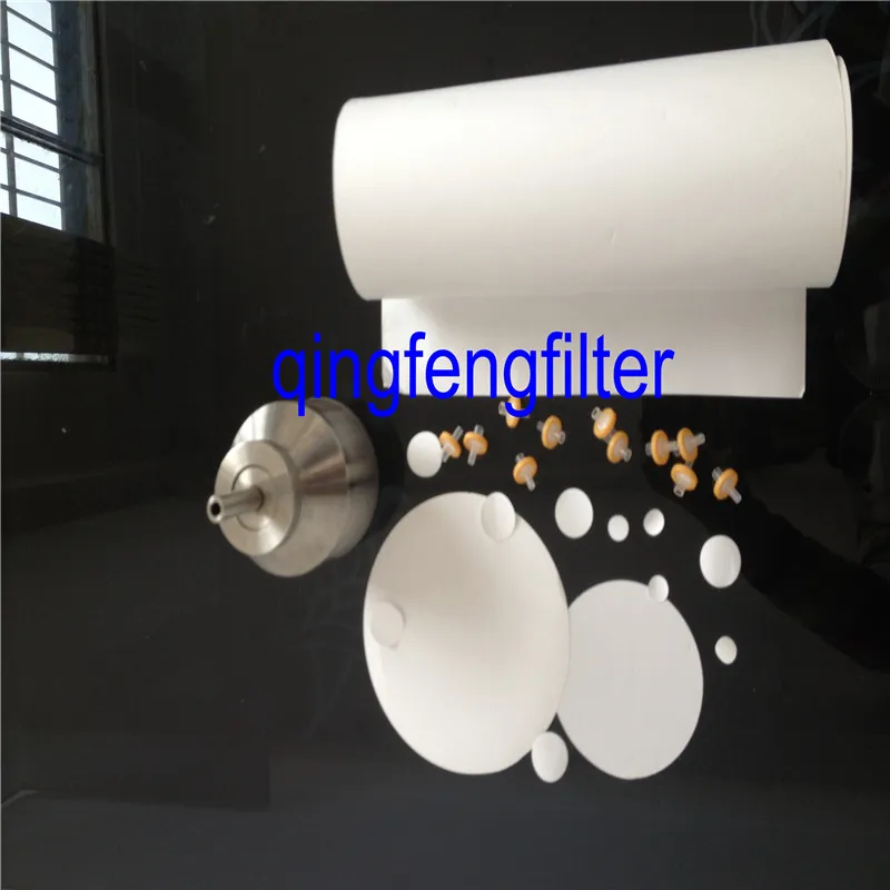 0.22um 0.45 Micron Hydrophilic &amp; Hydrophobic PVDF Filter Membrane for Syringe Filter