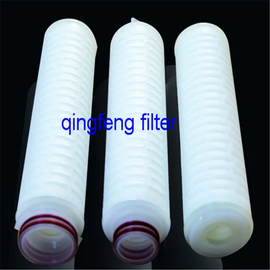 DOE, Code 7 Type 1.0 Micron Pleated 10 Inch PP Water Filter Cartridge for HPLC